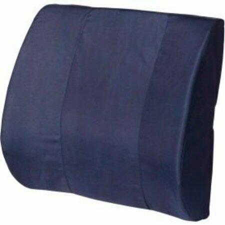 HEALTHSMART DMI Memory Foam Lumbar Cushion with Strap, Navy 555-7921-2400